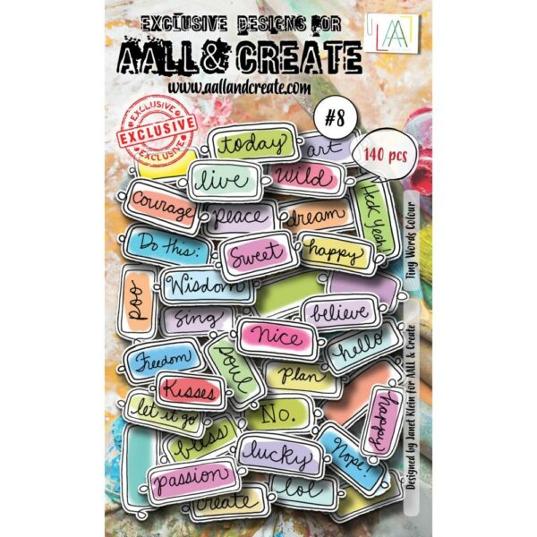 AALL & CREATE EPHEMERA TINY WORDS COLOR