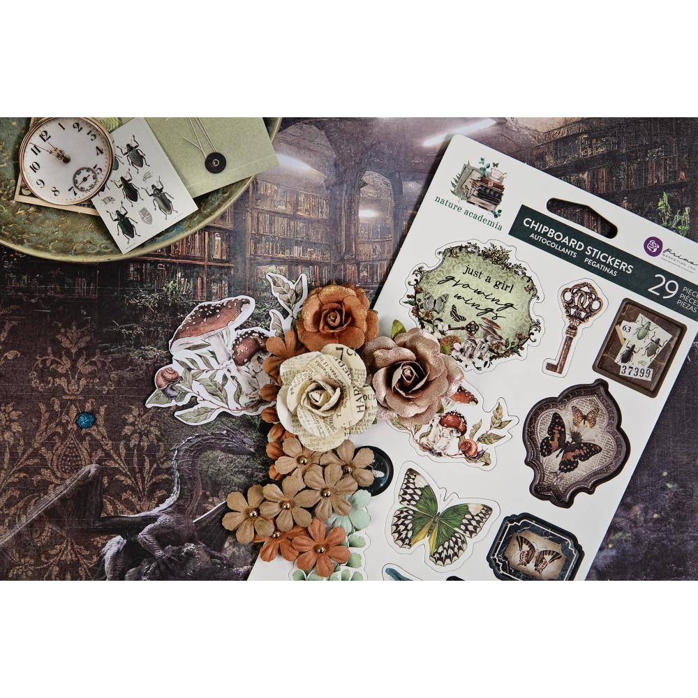 PRIMA NATURE ACADEMIA CHIPBOARD STICKERS