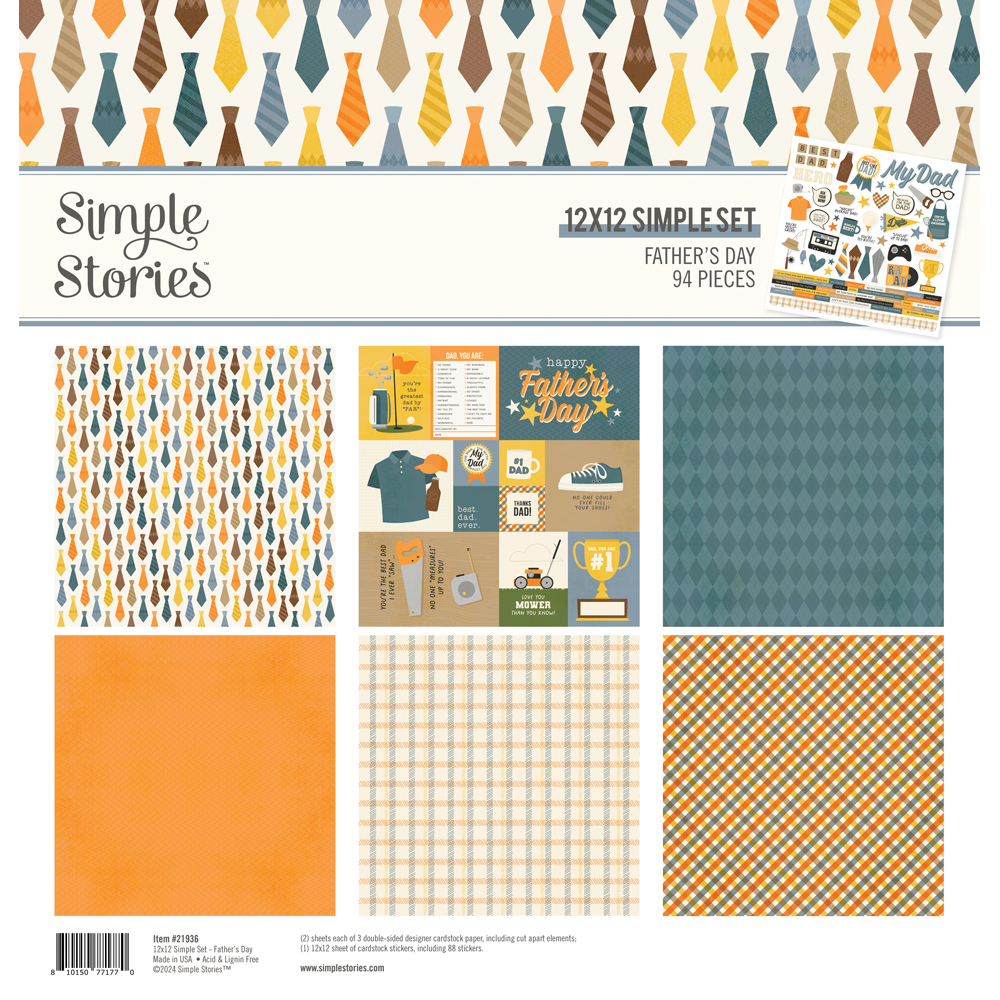 Simple Stories Father's Day Collection Kit