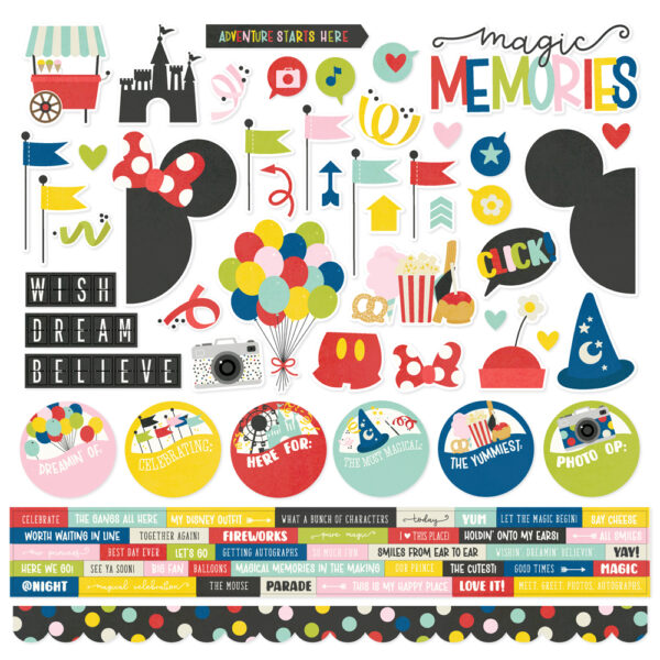 Simple Stories Say Cheese Magic Cardstock Stickers