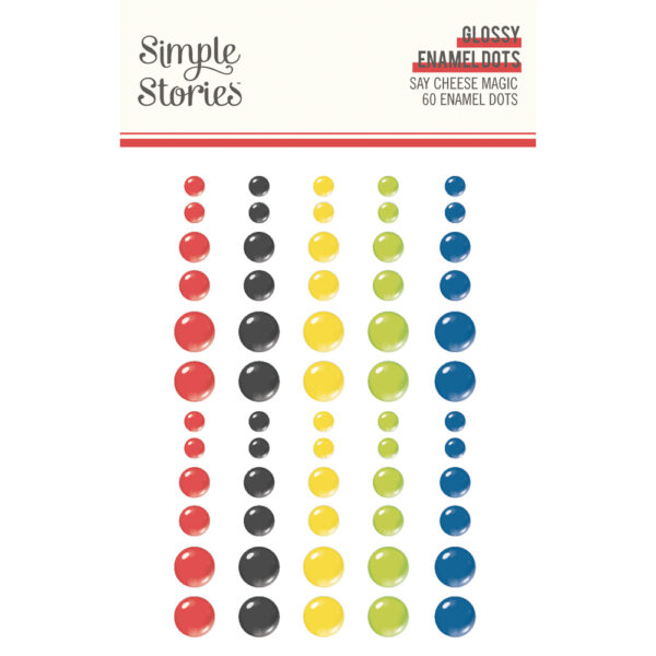 Simple Stories Say Cheese Magic Glossy Enamel Dots