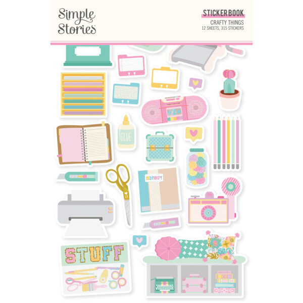 Simple Stories Crafty Things Sticker Book