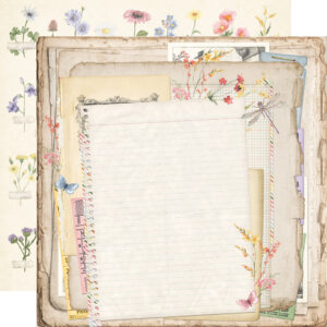 Simple Stories Simple Vintage Meadow Flowers 12X12 Walk in Nature