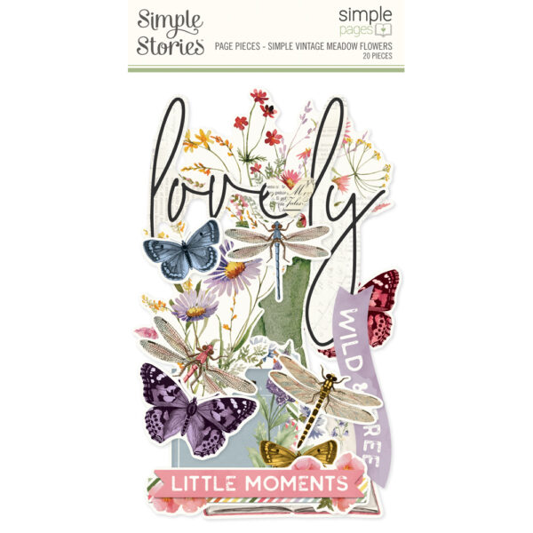 Simple Stories Simple Vintage Meadow Flowers Simple Pages Page Pieces