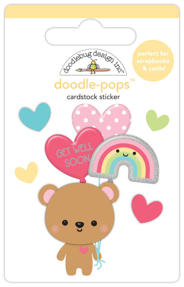 Doodlebug Happy Healing Bear Hugs Doodle-pops