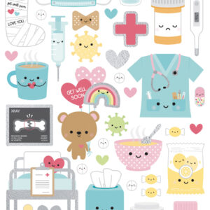 Doodlebug Happy Healing Icons Stickers