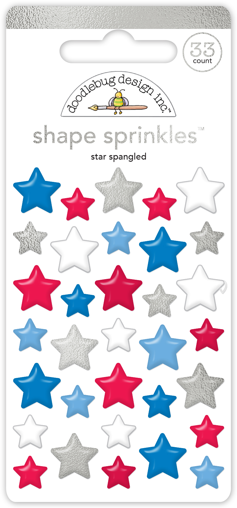 Doodlebug Hometown USA Sprinkles Star Spangled