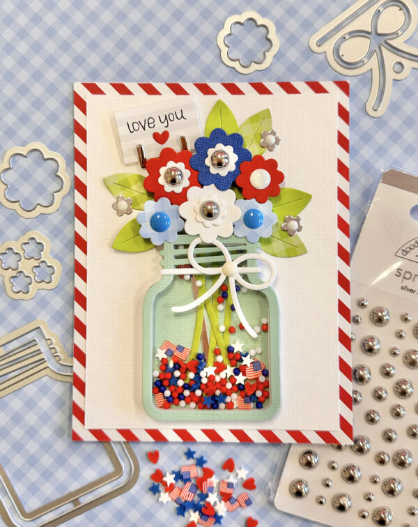 Doodlebug Hometown USA Doodle Cuts Festive Floral