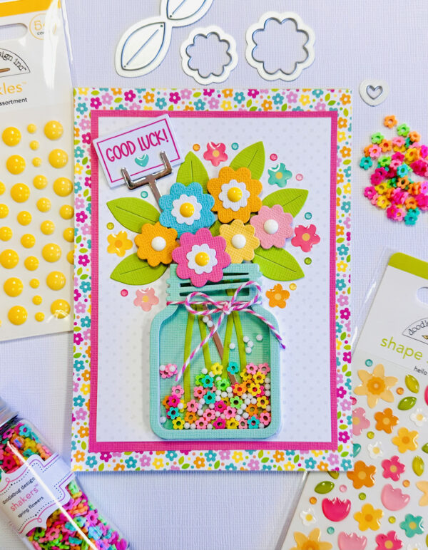 Doodlebug Hometown USA Doodle Cuts Festive Floral