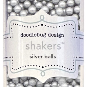 Doodlebug Silver Balls Shakers