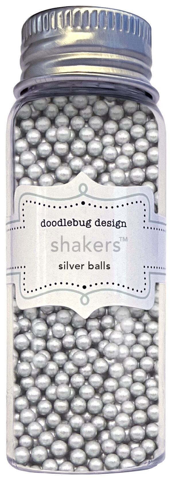 Doodlebug Silver Balls Shakers