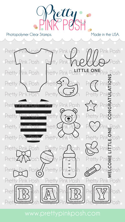 Pretty Pink Posh Stamp Baby Basics