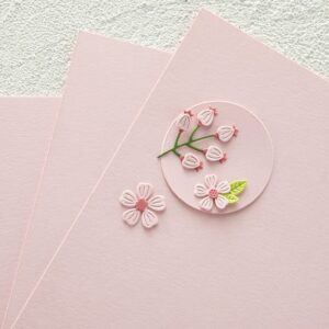 SPELLBINDERS 8.5X11 PINK SAND CARDSTOCK