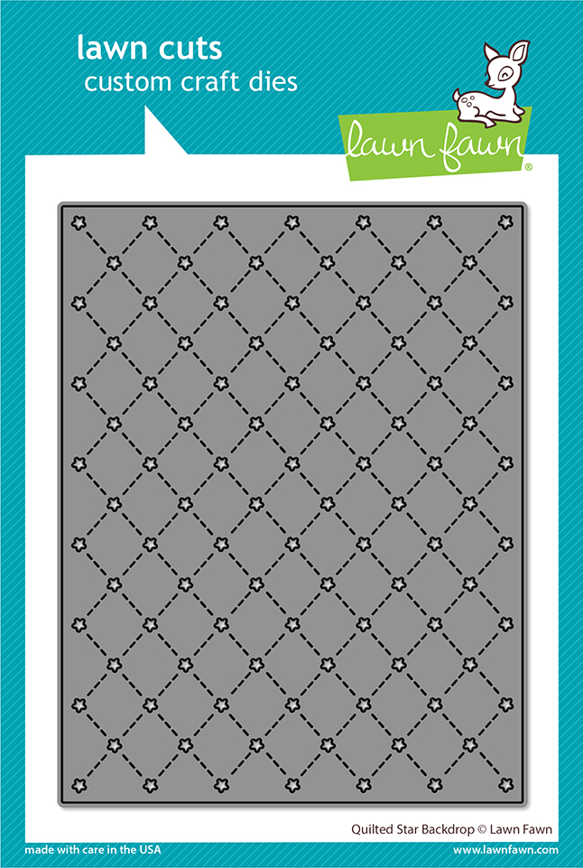 Lawn Fawn Die Quilted Star Backdrop