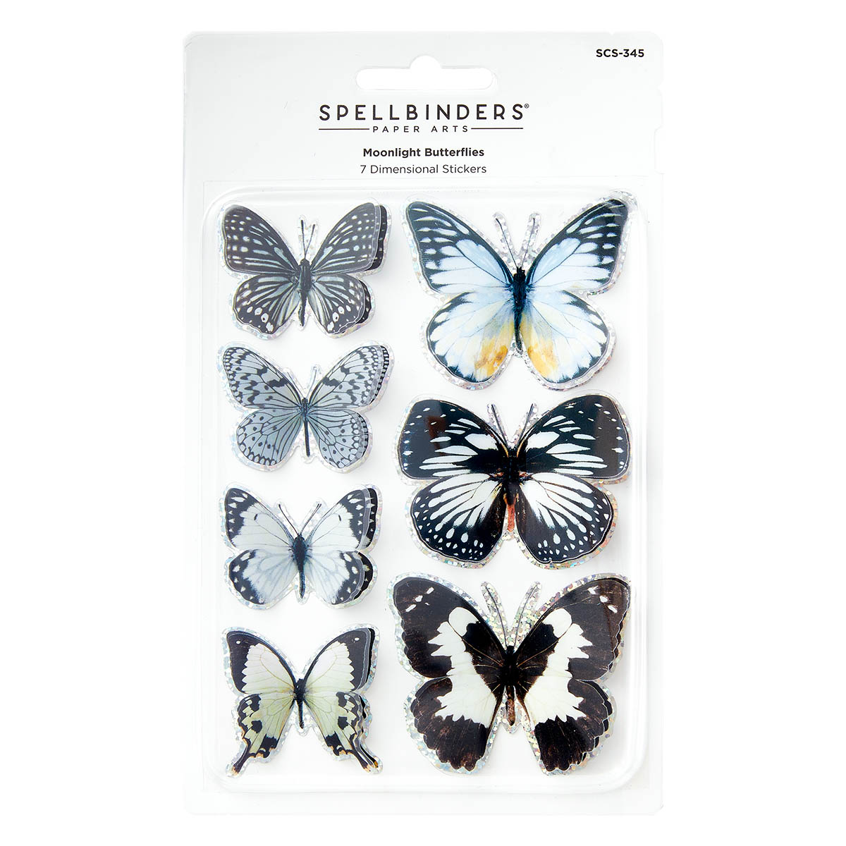 Spellbinders Moonlight Butterflies Stickers From the Timeless Collection