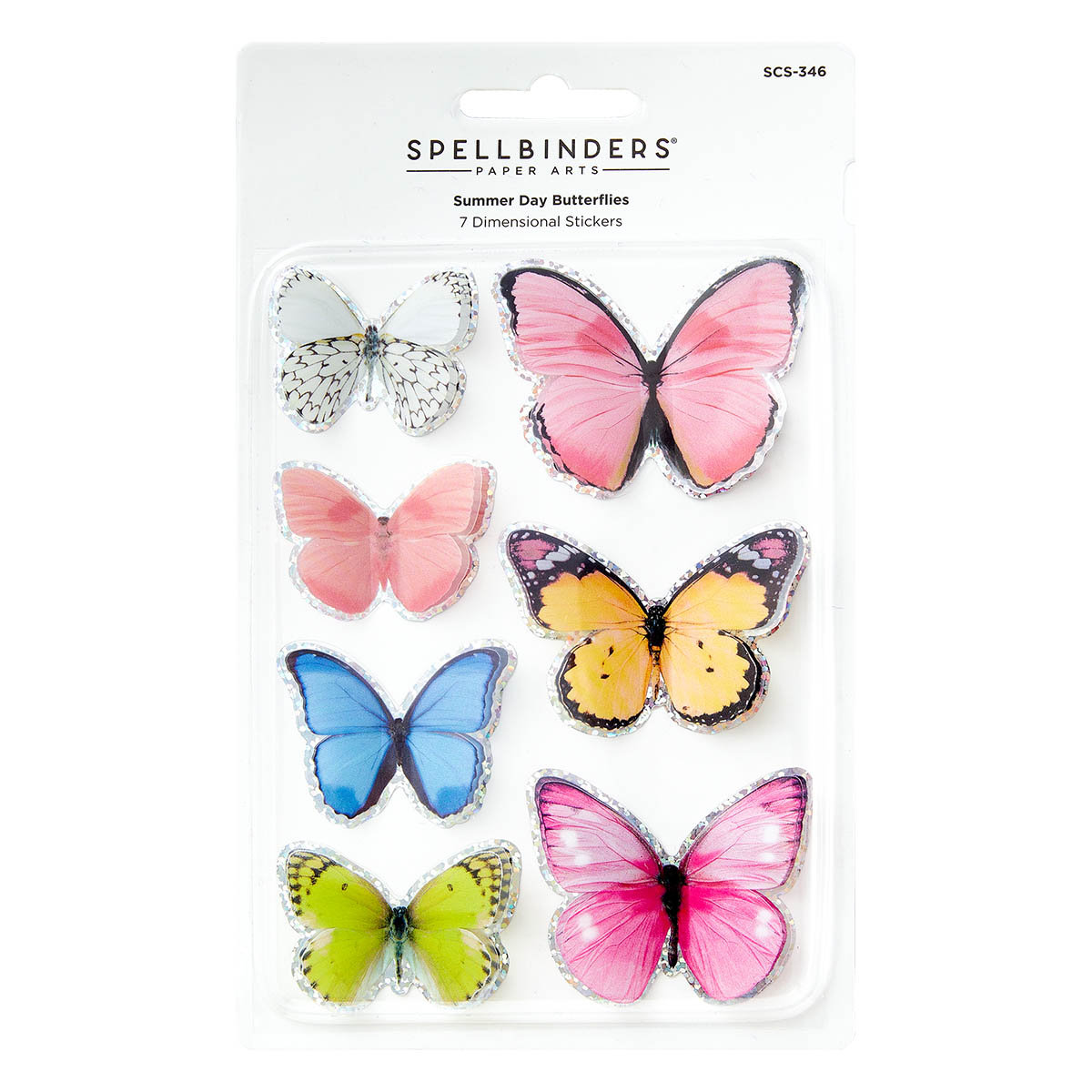 Spellbinders Summer Day Butterflies Stickers From the Timeless Collection