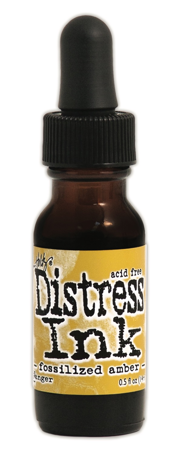 Ranger Tim Holtz Distress Reinker Fossilized Amber