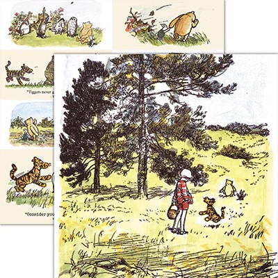 Reminisce Winnie the Pooh 12X12 A Walk in the Forest