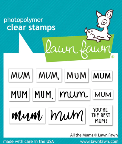 Lawn Fawn Stamp All the Mums