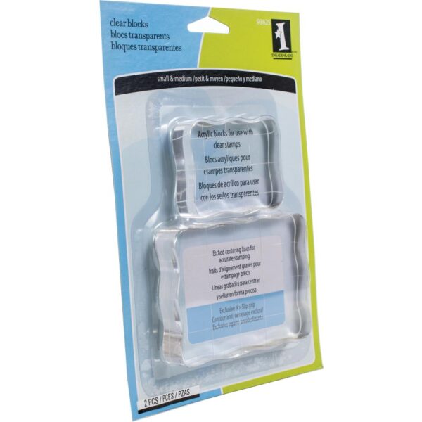 INKADINKADOO ACRYLIC BLOCK SMALL & MEDIUM