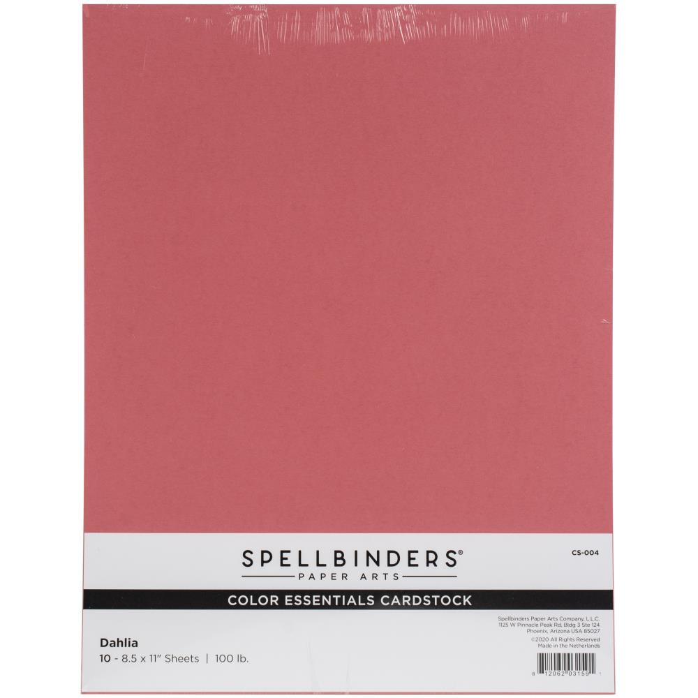 SPELLBINDERS 8.5X11 DAHLIA CARDSTOCK