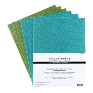 SPELLBINDERS GLITTER FOAM SHIMMERING TROPIC