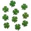 BUTTONS GALORE GLITTER SHAMROCKS