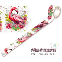 AALL & CREATE WASHI FLAMINGO GO GO