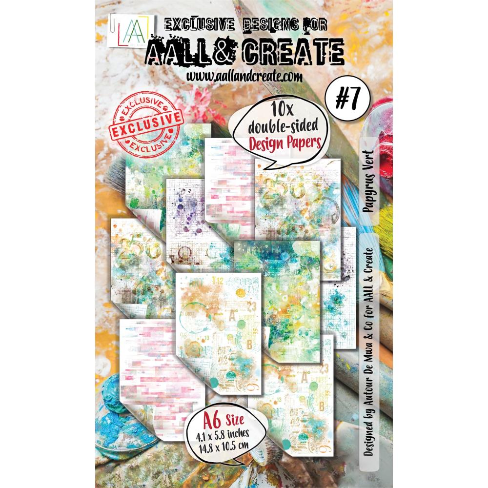 AALL & CREATE PAPER A6 PAPYRUS VERT