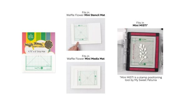 WAFFLE FLOWER GRIP MAT 4.75" X 6"