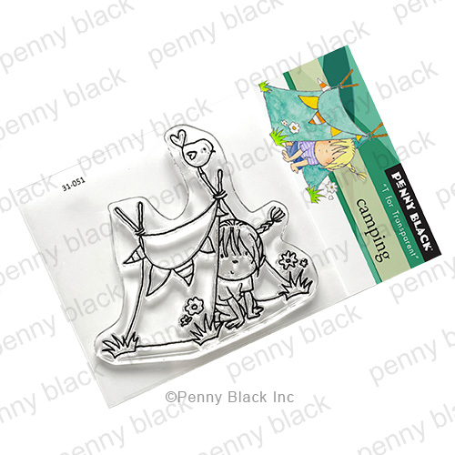 Penny Black Stamp Camping