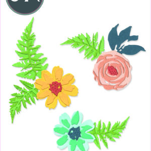 Sizzix Thinlits Die Flowers & Fern