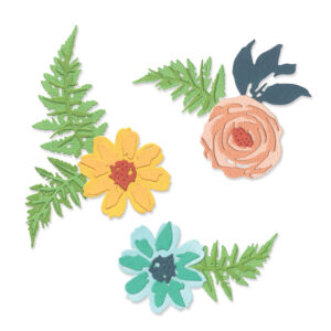 Sizzix Thinlits Die Flowers & Fern