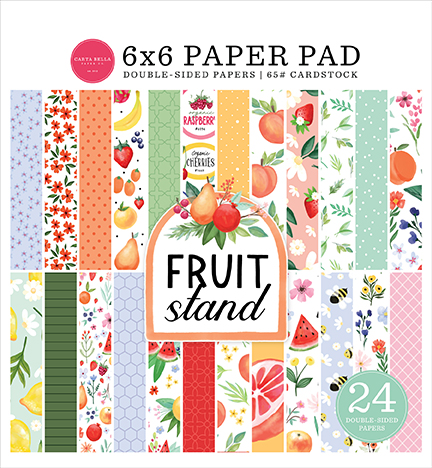 Carta Bella Fruit Stand 6X6 Paper Pad