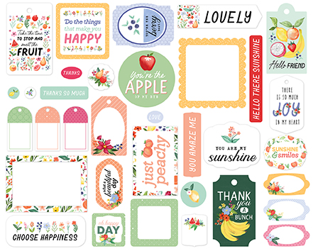 Carta Bella Fruit Stand Frames & Tags