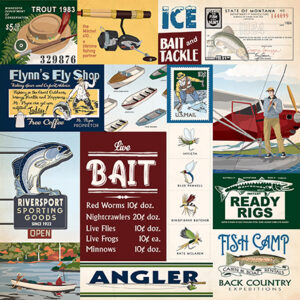 Carta Bella Gone Fishing 12X12 Multi Journaling Cards