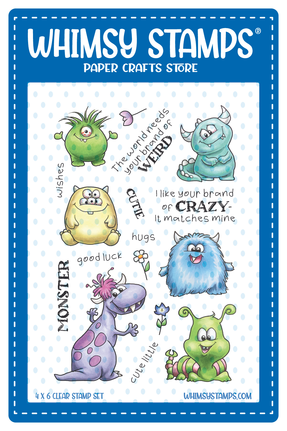 Whimsy Stamp Monster Cuties