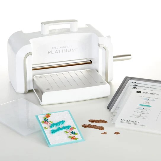 SPELLBINDERS PLATINUM 8.5" MACHINE NEW AND IMPROVED WITH UNIVERSAL PLATE SYSTEM