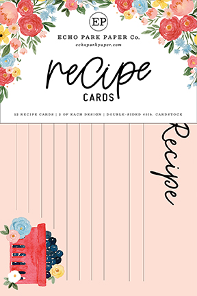 Echo Park Summer Recipe Cards