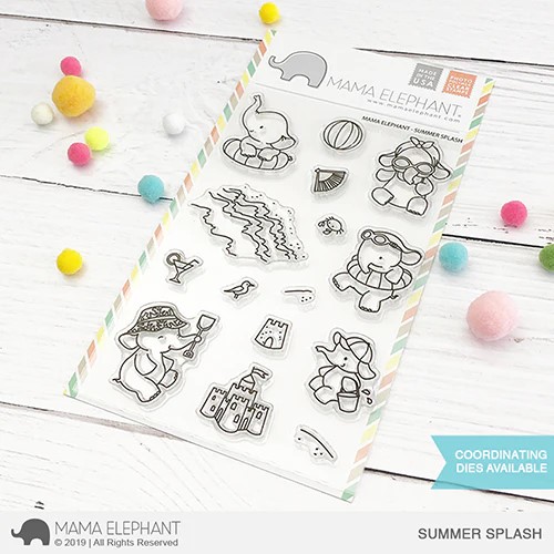 Mama Elephant Stamp Summer Splash