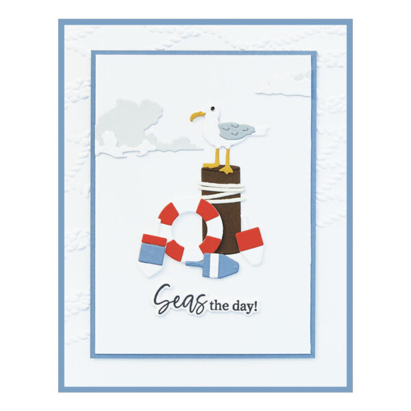 Spellbinders Oh, Buoy! Etched Dies From the Fair Winds Collection By Dawn Woleslagle