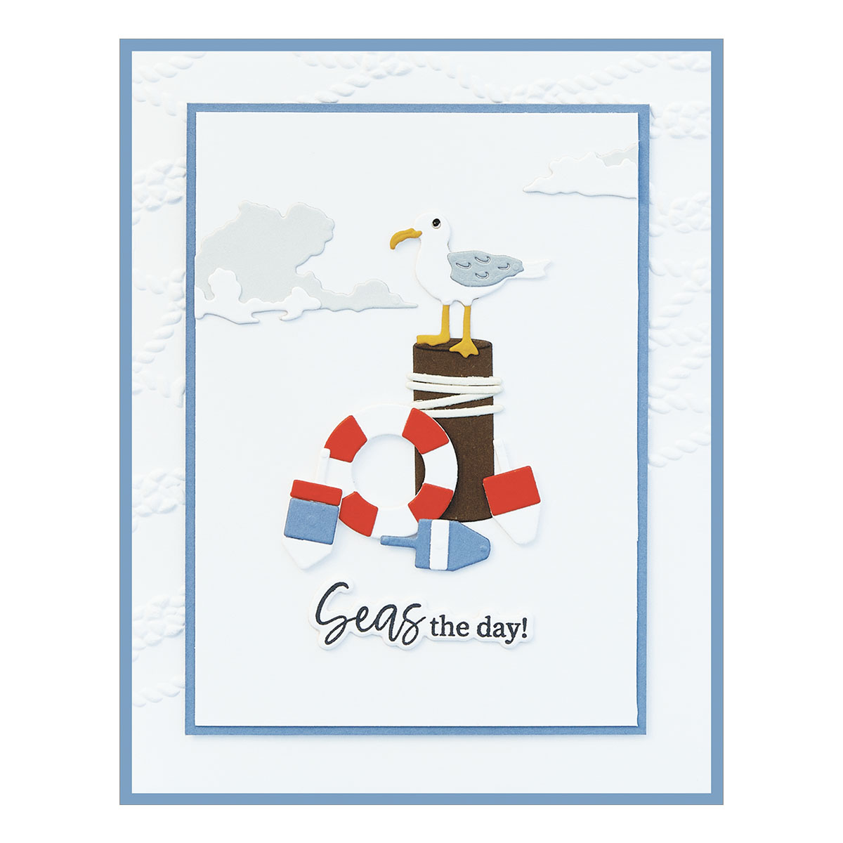 Spellbinders Oh, Buoy! Etched Dies From the Fair Winds Collection By Dawn Woleslagle