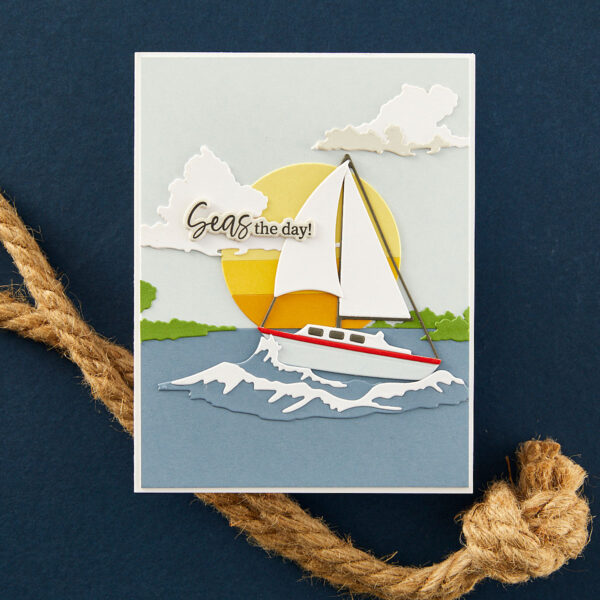 Spellbinders Set Sail Etched Dies From the Fair Winds Collection By Dawn Woleslagle