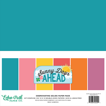 Echo Park Sunny Days Ahead Solids Kit