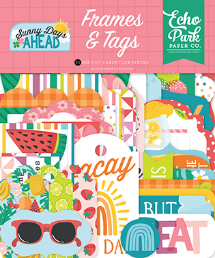 Echo Park Sunny Days Ahead Frames & Tags