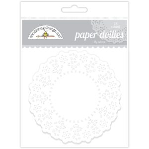 DOODLEBUG DOILIES LILY WHITE