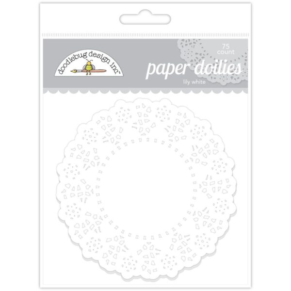 DOODLEBUG DOILIES LILY WHITE