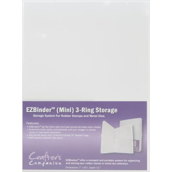 CRAFTERS COMPANION MINI 3-RING STORAGE