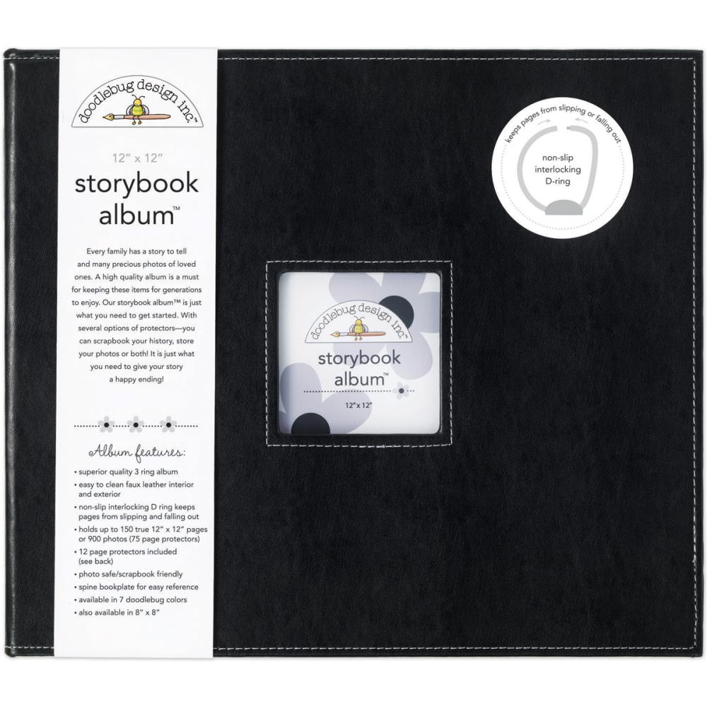 DOODLEBUG 12X12 ALBUM BEETLE BLACK