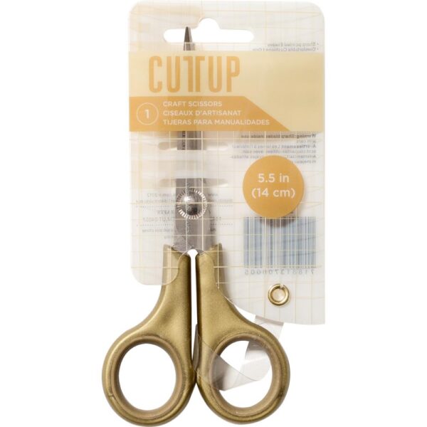 AC DIY SHOP CRAFT SCISSORS 5.5" GOLD